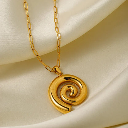 Spiral Chunky Necklace | Vallria