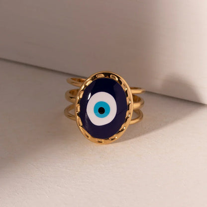 Evil Eye Amulet Ring | Vallria