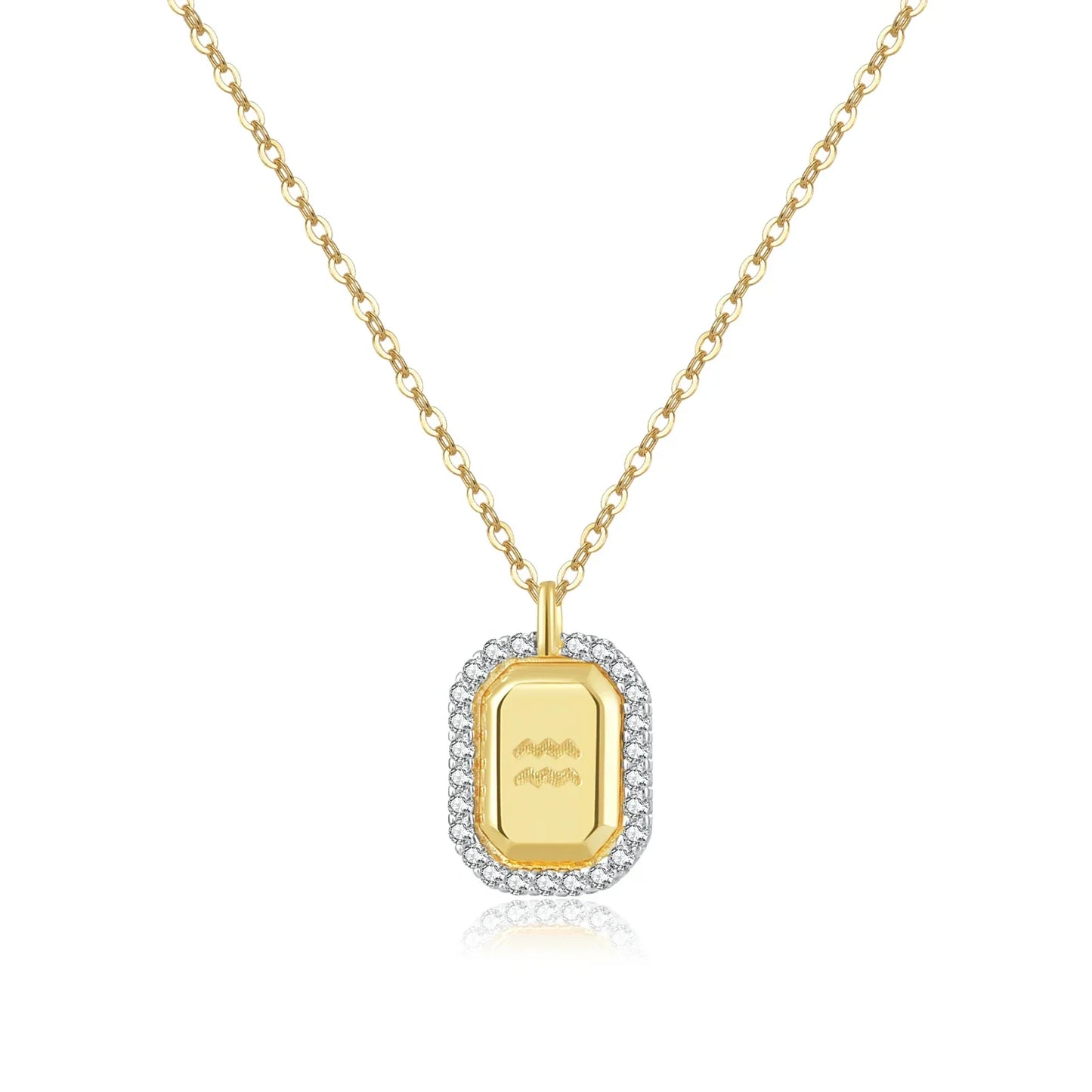 12 Signs of Zodiac Cubic Zirconia Necklace | Vallria
