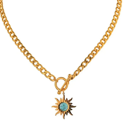 Sun of May Chain Necklace | Vallria