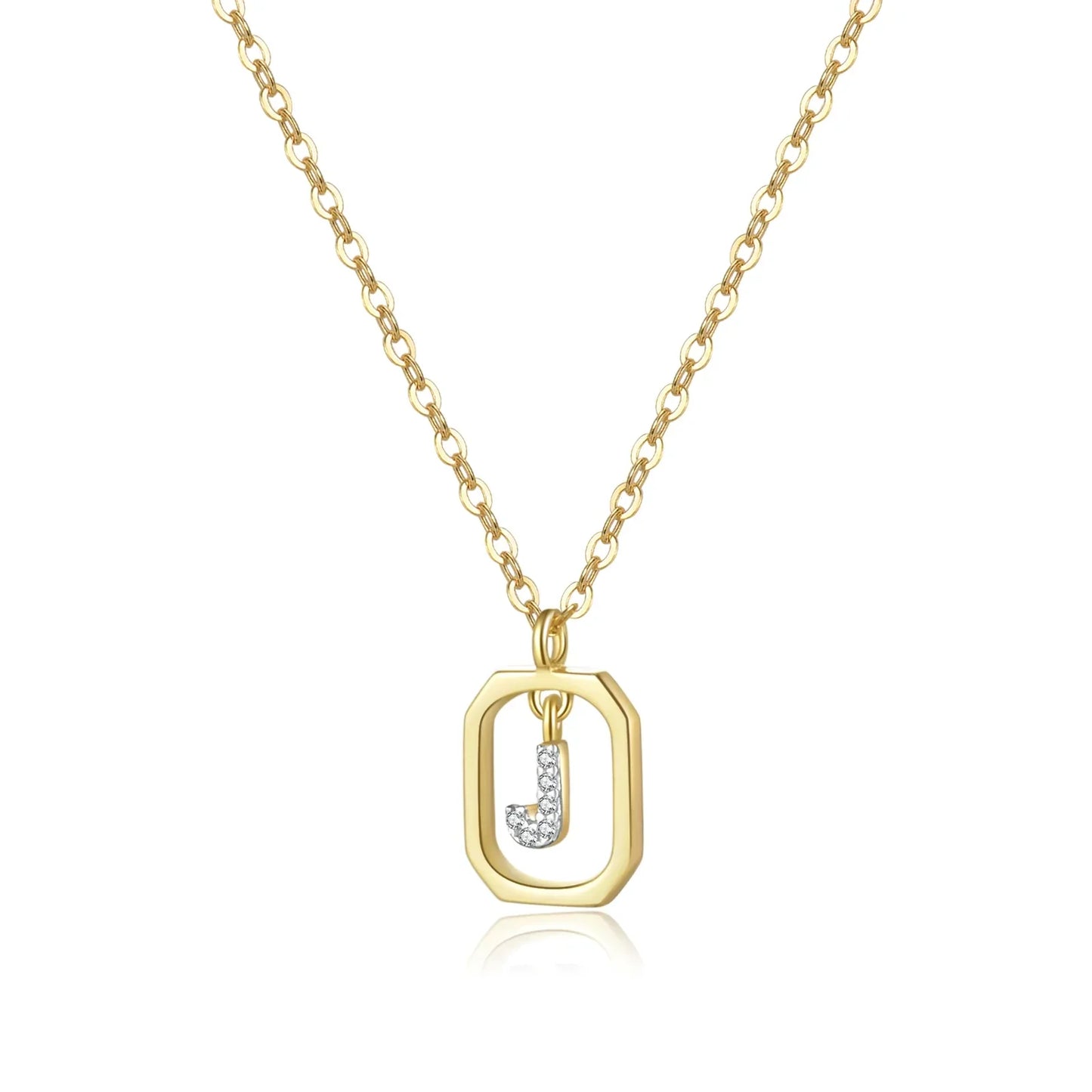 Initials with Zirconia Necklace | Vallria