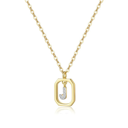 Initials with Zirconia Necklace | Vallria