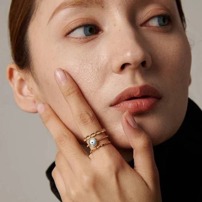 Evil Eye Aphrodite Ring | Vallria