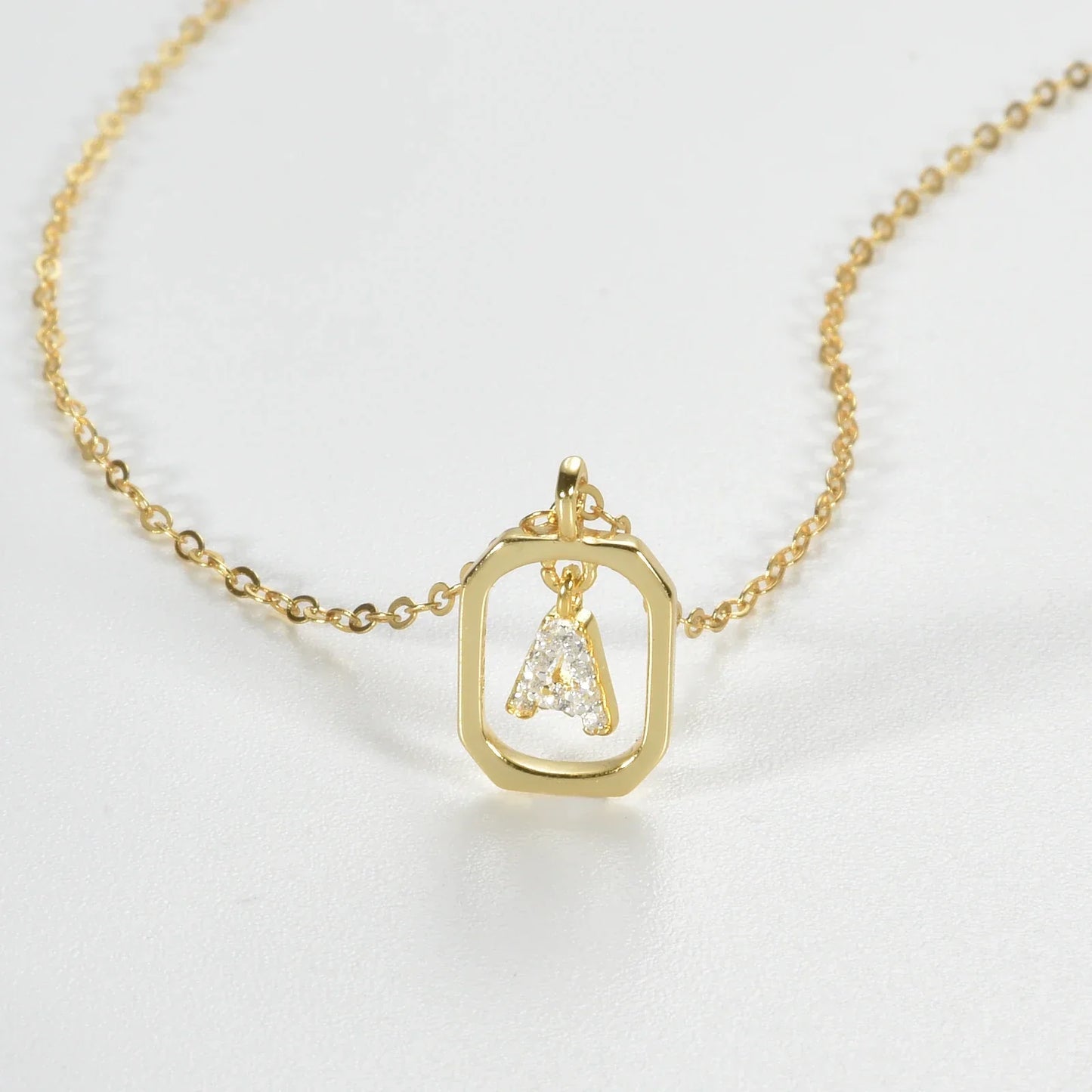 Initials with Zirconia Necklace | Vallria
