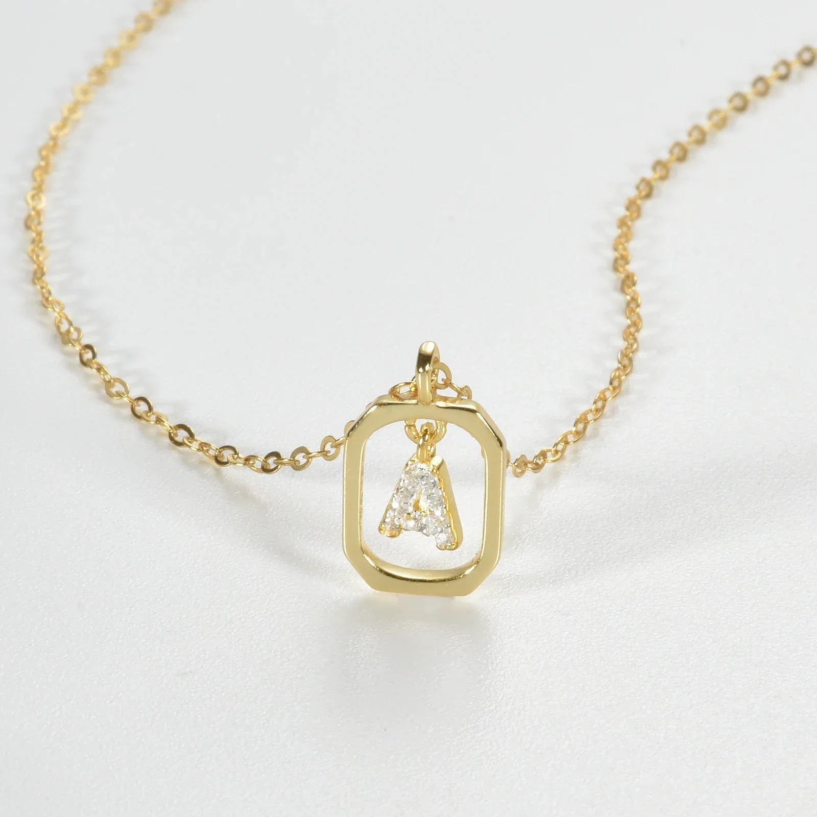 Initials with Zirconia Necklace | Vallria