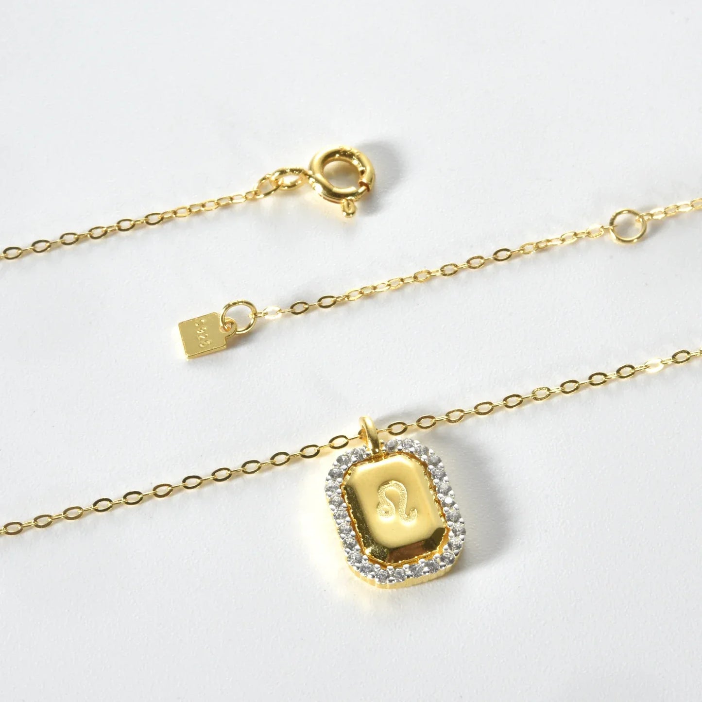 12 Signs of Zodiac Cubic Zirconia Necklace | Vallria