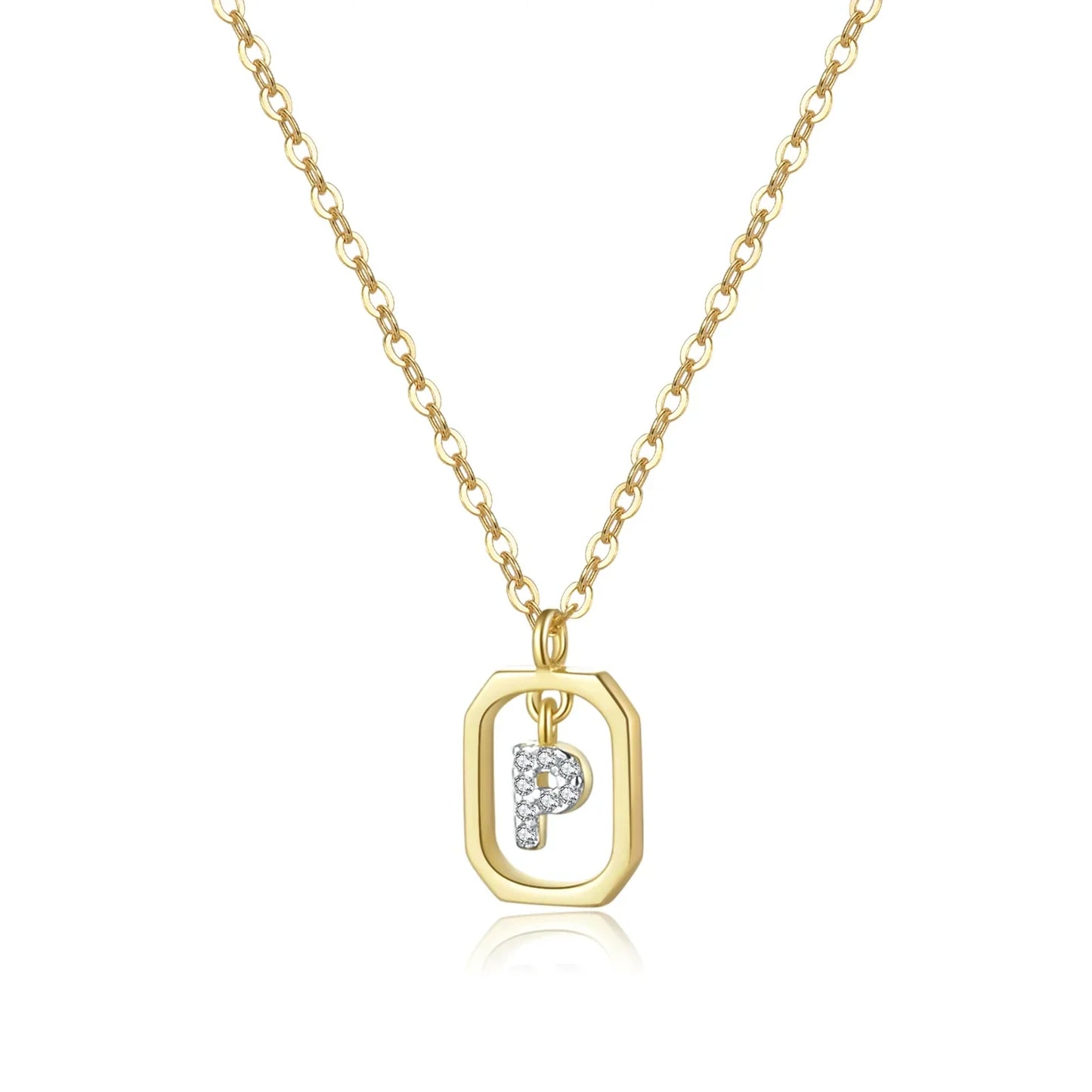 Initials with Zirconia Necklace | Vallria