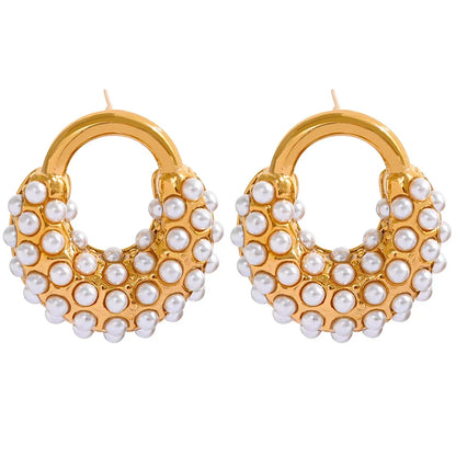 Spike Pearl: Bracelet + Earring + Ring Jewelry Set | Vallria