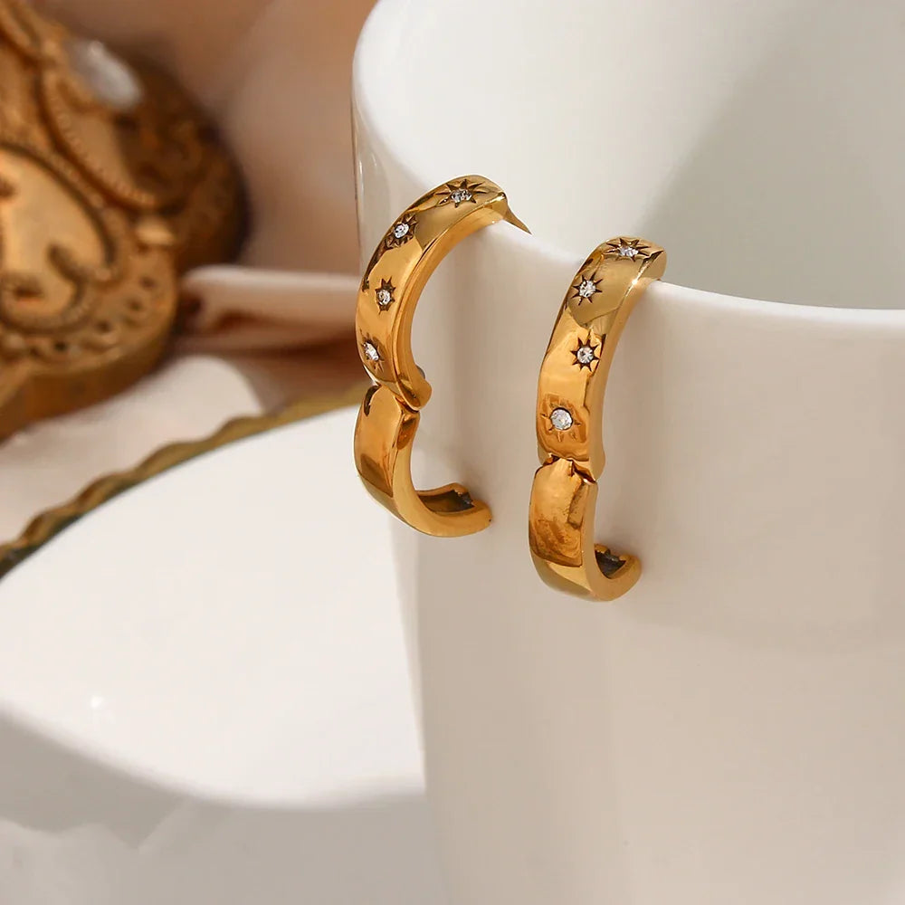 Stella Cubic Zirconia Earring | Vallria