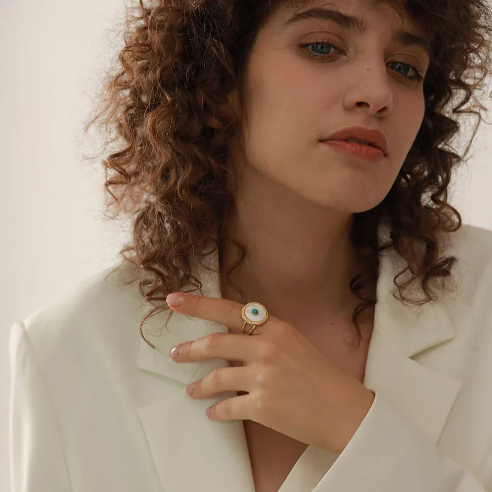 Evil Eye Gaia Ring | Vallria
