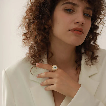 Evil Eye Gaia Ring | Vallria