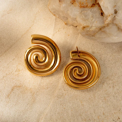 Spiral Chunky Earring | Vallria