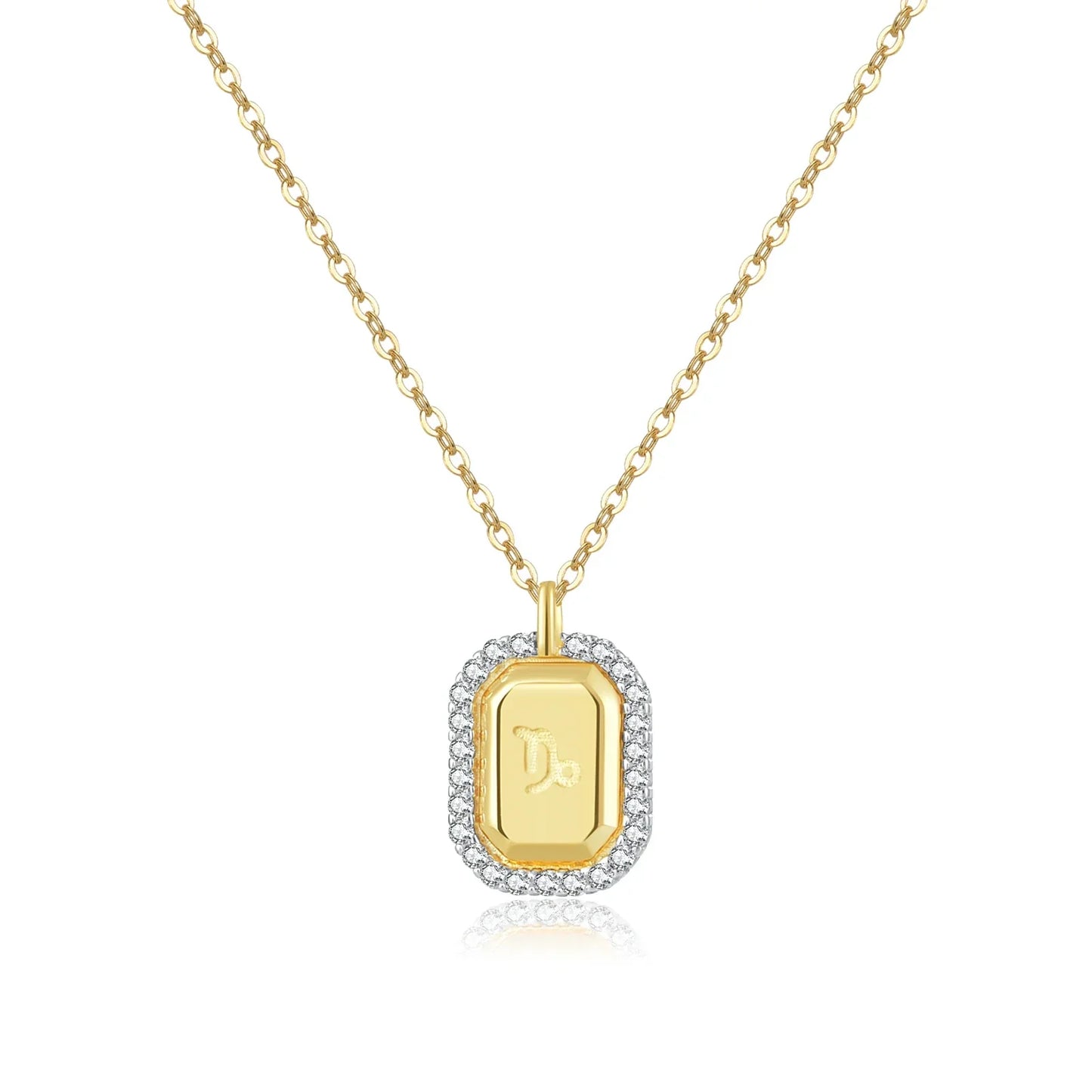 12 Signs of Zodiac Cubic Zirconia Necklace | Vallria