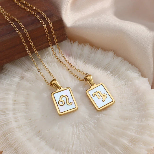 Necklaces Signs of Zodiac Pearled Collection | Vallria
