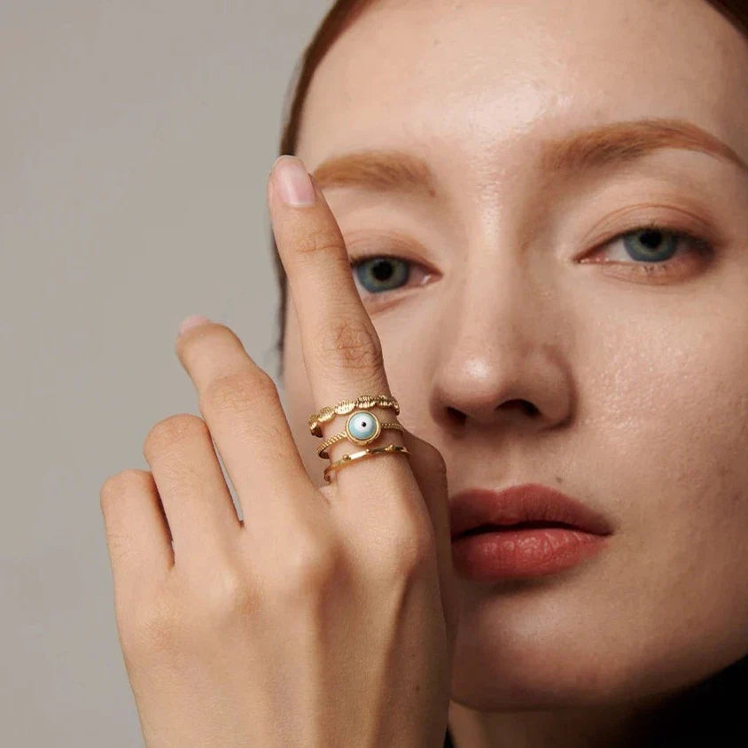 Evil Eye Aphrodite Ring | Vallria