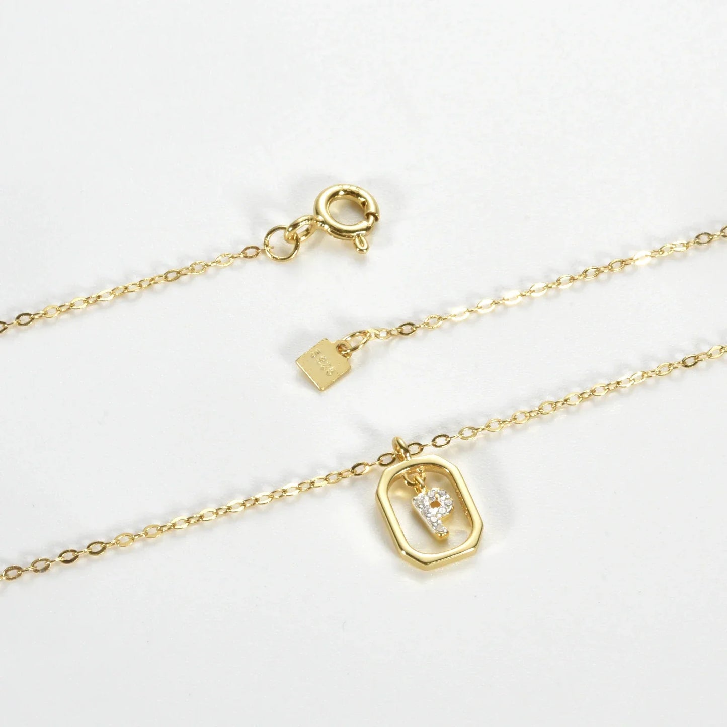 Initials with Zirconia Necklace | Vallria