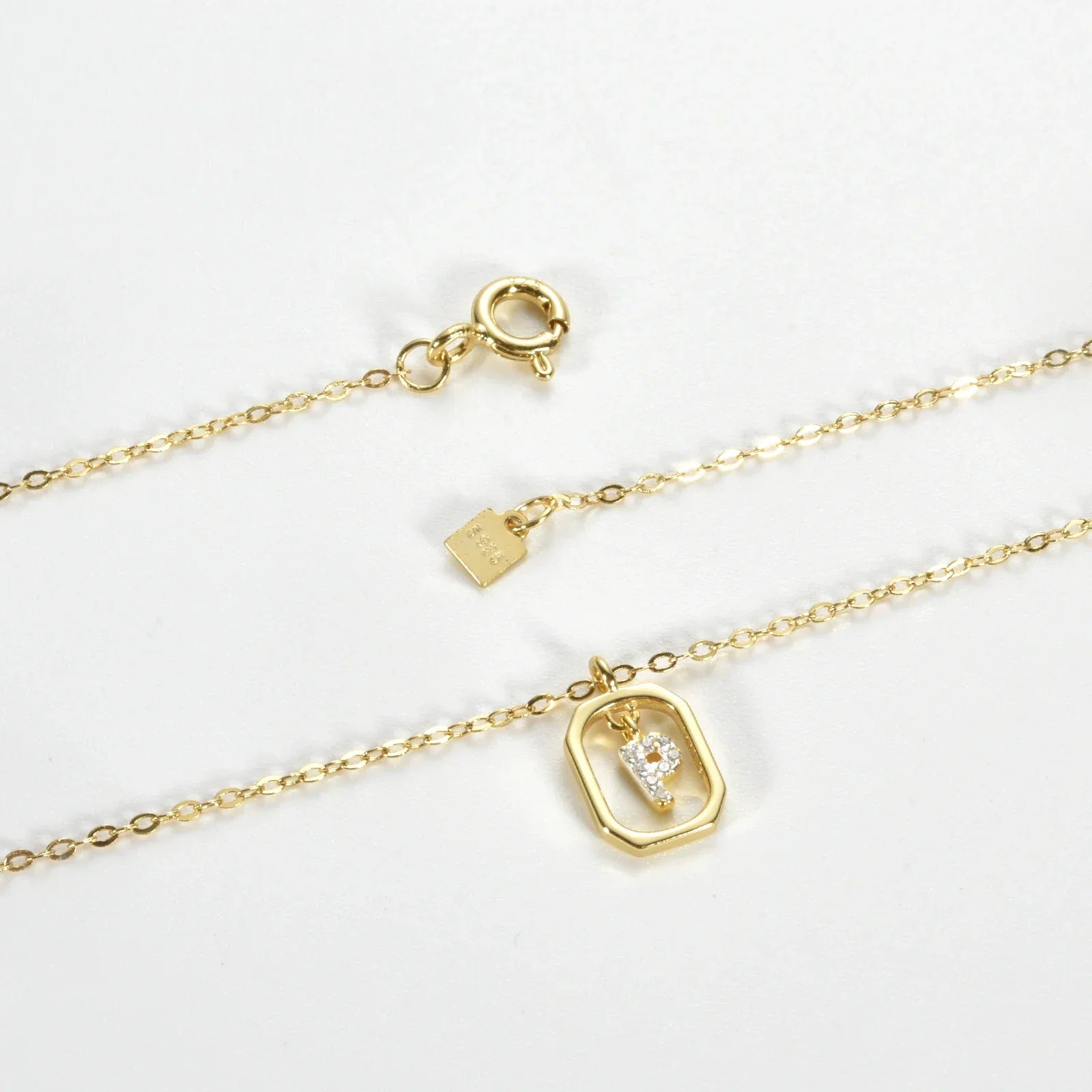 Initials with Zirconia Necklace | Vallria