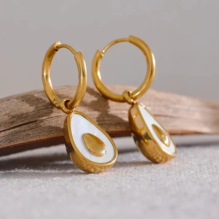 Hoop Avocado Earring | Vallria