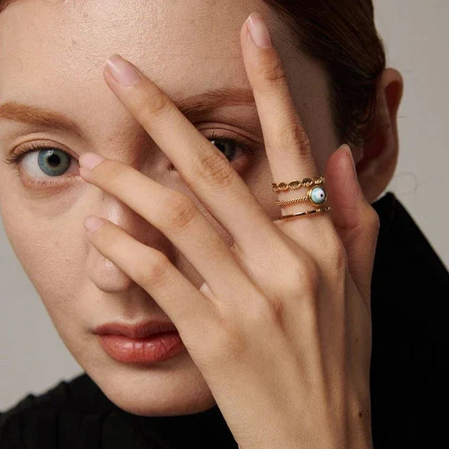 Evil Eye Aphrodite Ring | Vallria
