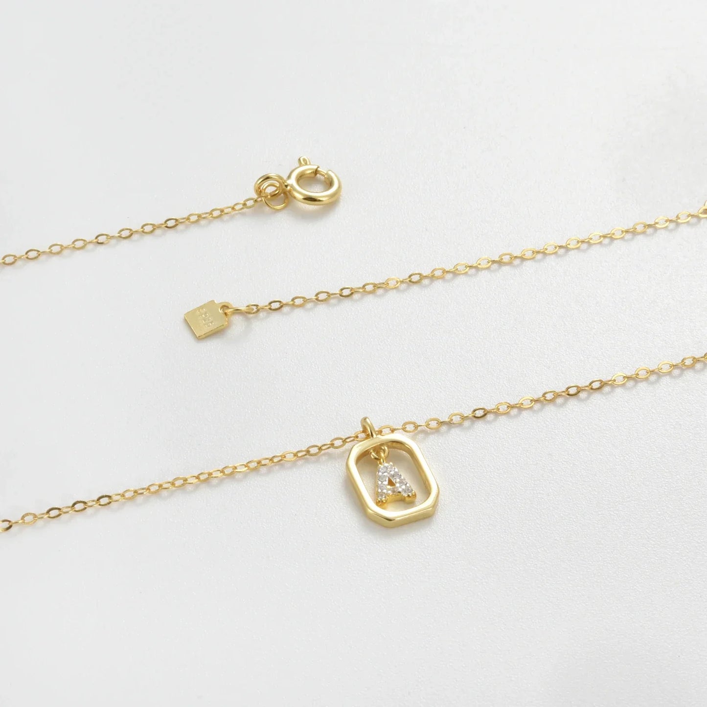 Initials with Zirconia Necklace | Vallria