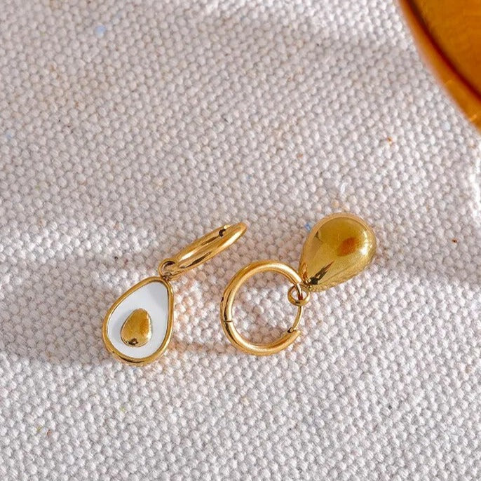 Hoop Avocado Earring | Vallria