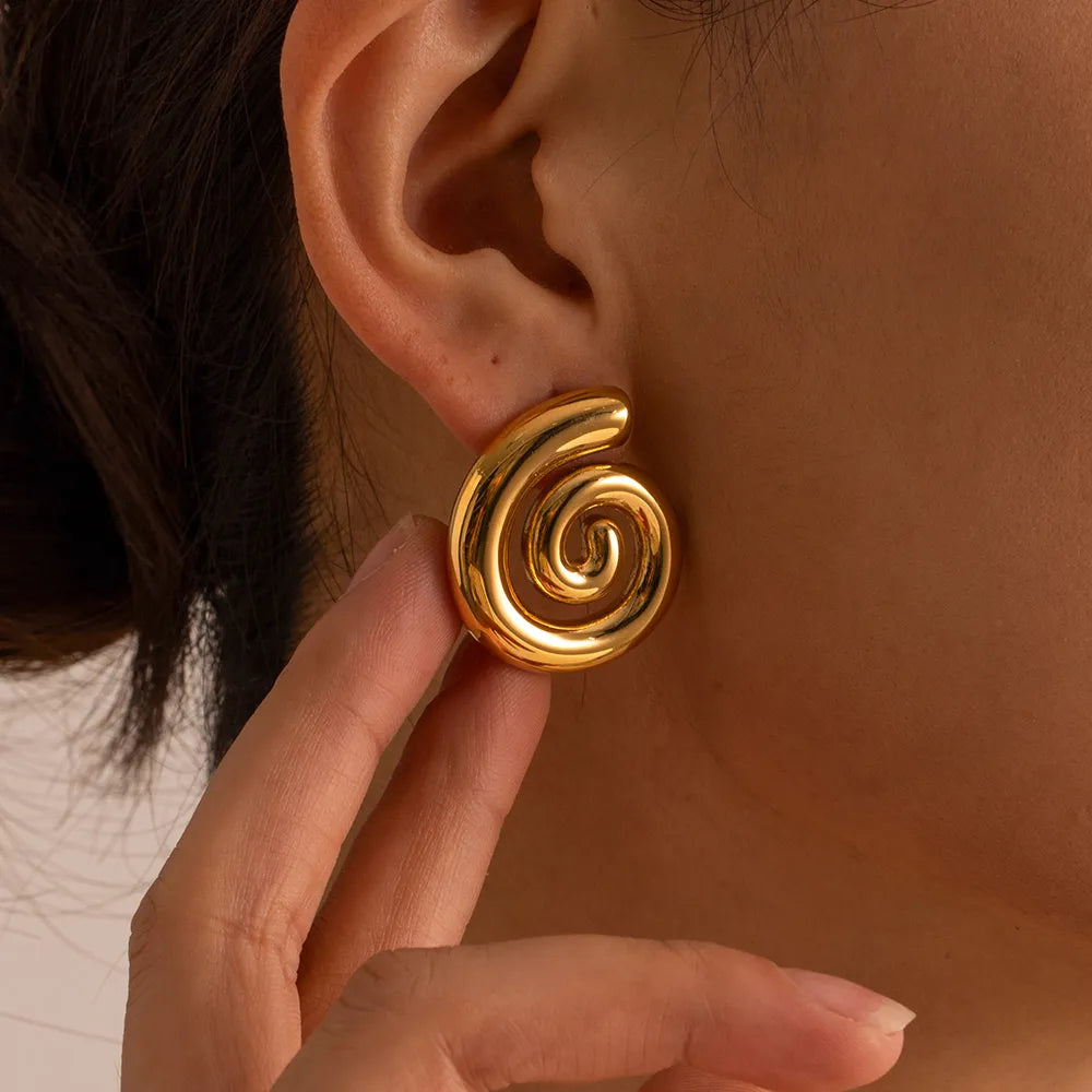 Spiral Chunky: Necklace + Earring Jewelry Set | Vallria