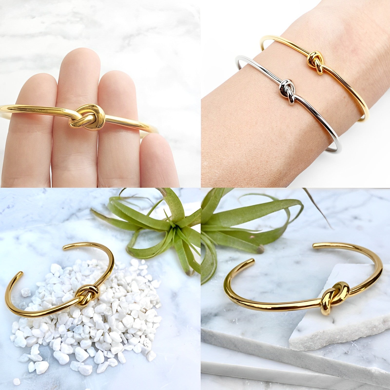 Lecce in Knot Bangle | Vallria
