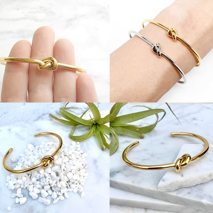 Lecce in Knot Bangle | Vallria