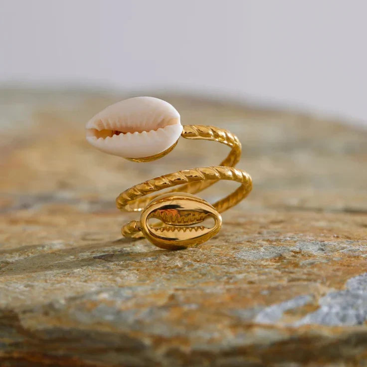 Double Snails Ring | Vallria