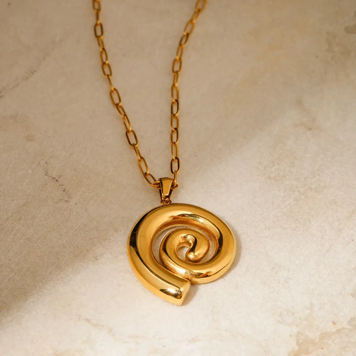 Spiral Chunky: Necklace + Earring Jewelry Set | Vallria
