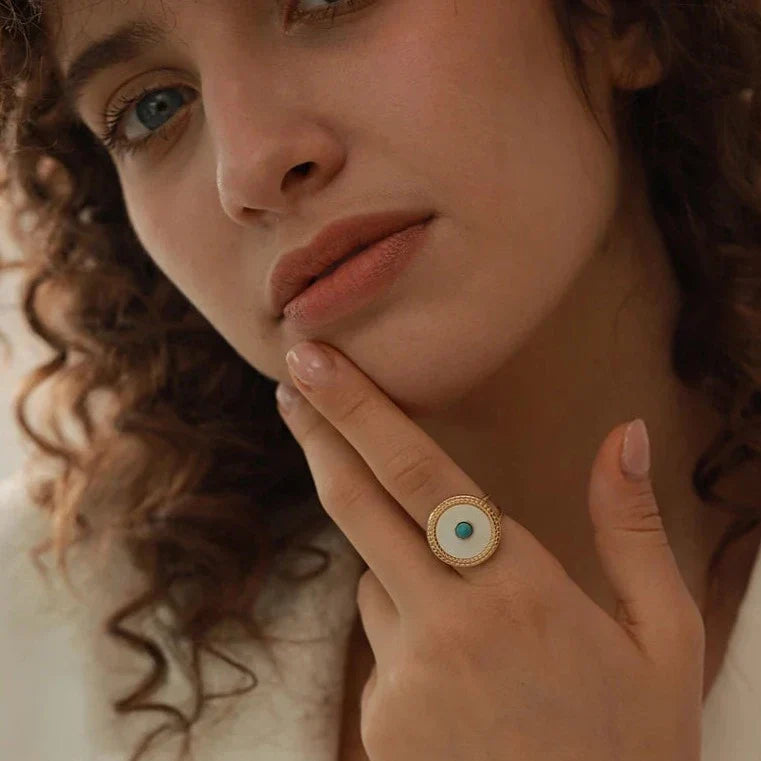 Evil Eye Gaia Ring | Vallria