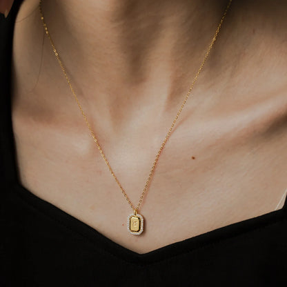 12 Signs of Zodiac Cubic Zirconia Necklace | Vallria