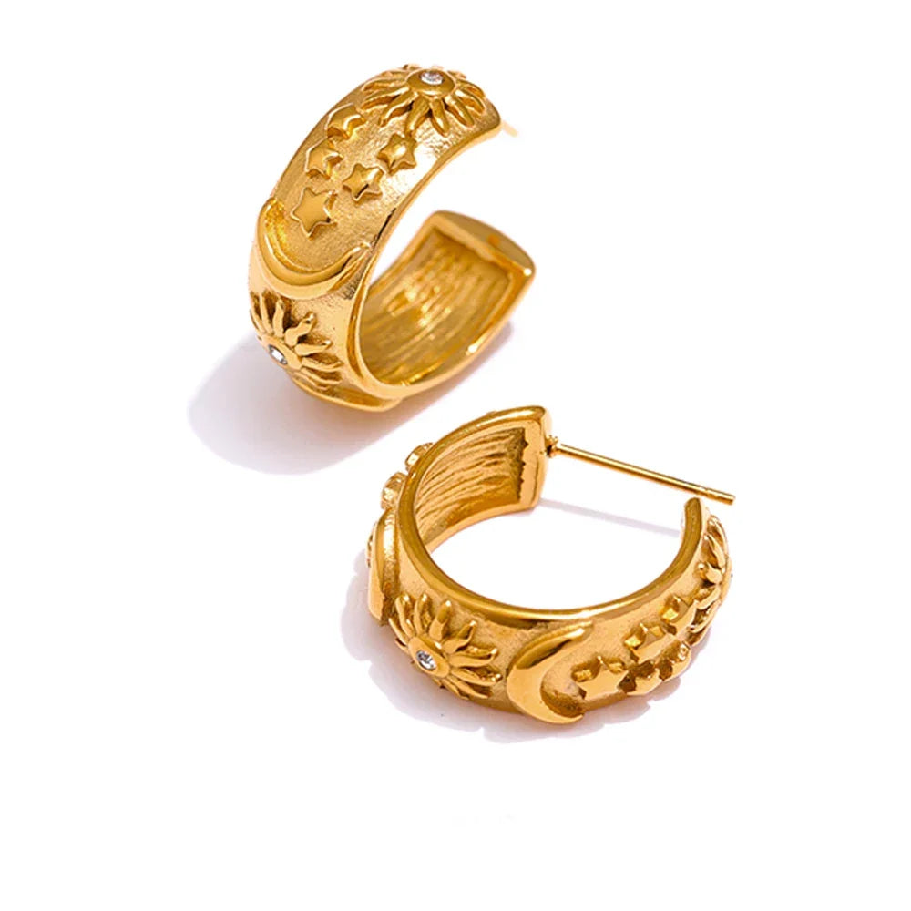 Celeste: Bangle + Earring + Ring Jewelry Set | Vallria