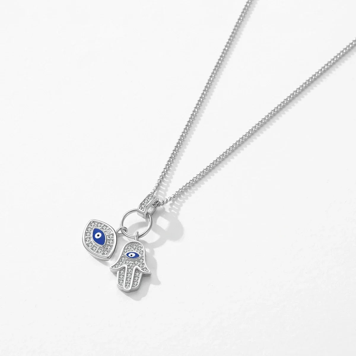 Evil Eye Cubic Zirconia Necklace | Vallria