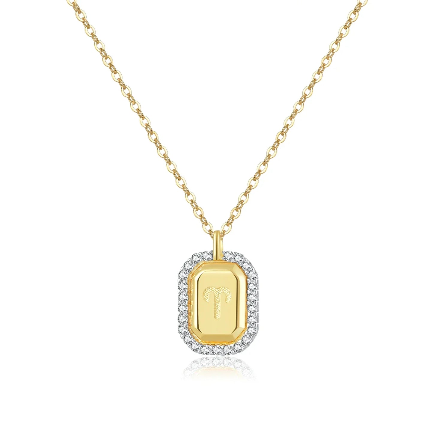 12 Signs of Zodiac Cubic Zirconia Necklace | Vallria