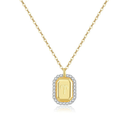 12 Signs of Zodiac Cubic Zirconia Necklace | Vallria