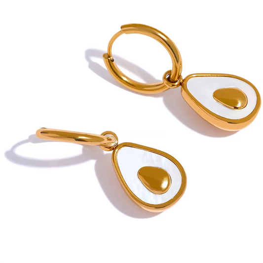 Hoop Avocado Earring | Vallria