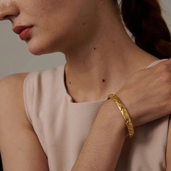 Celeste: Bangle + Earring + Ring Jewelry Set | Vallria