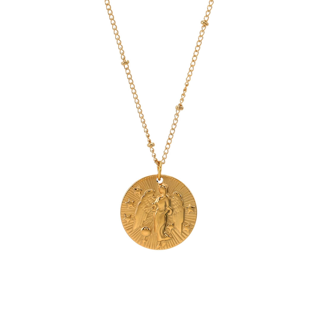 Zodiac with Symbols of Constellations Necklace | Vallria