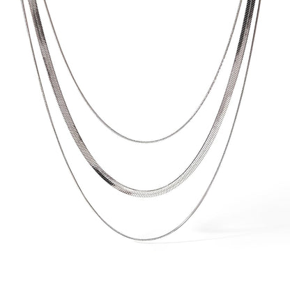 Mixed of Mesh and Tail of Mouse Necklace | Vallria