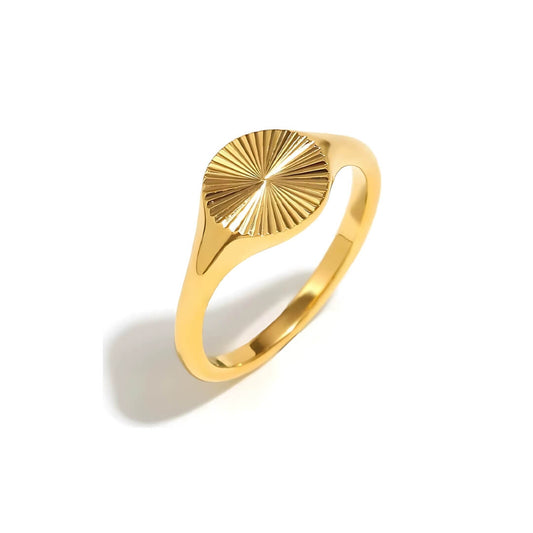 Sun Radiant Minimalist Ring | Vallria