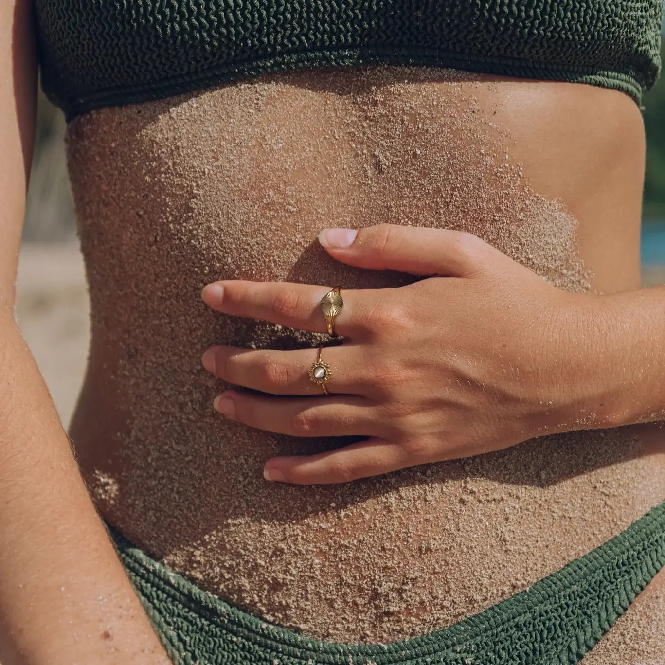 Sun Radiant Minimalist Ring | Vallria