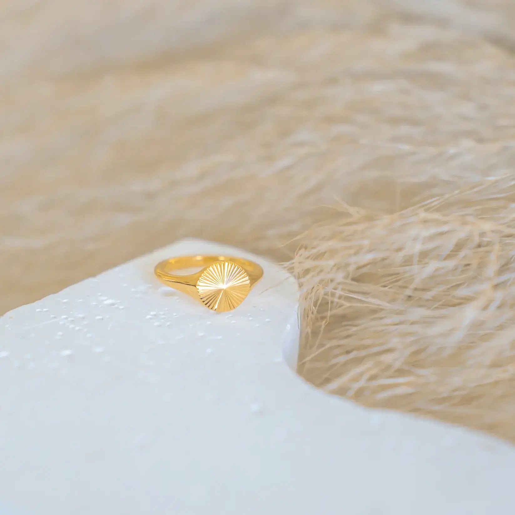 Sun Radiant Minimalist Ring | Vallria