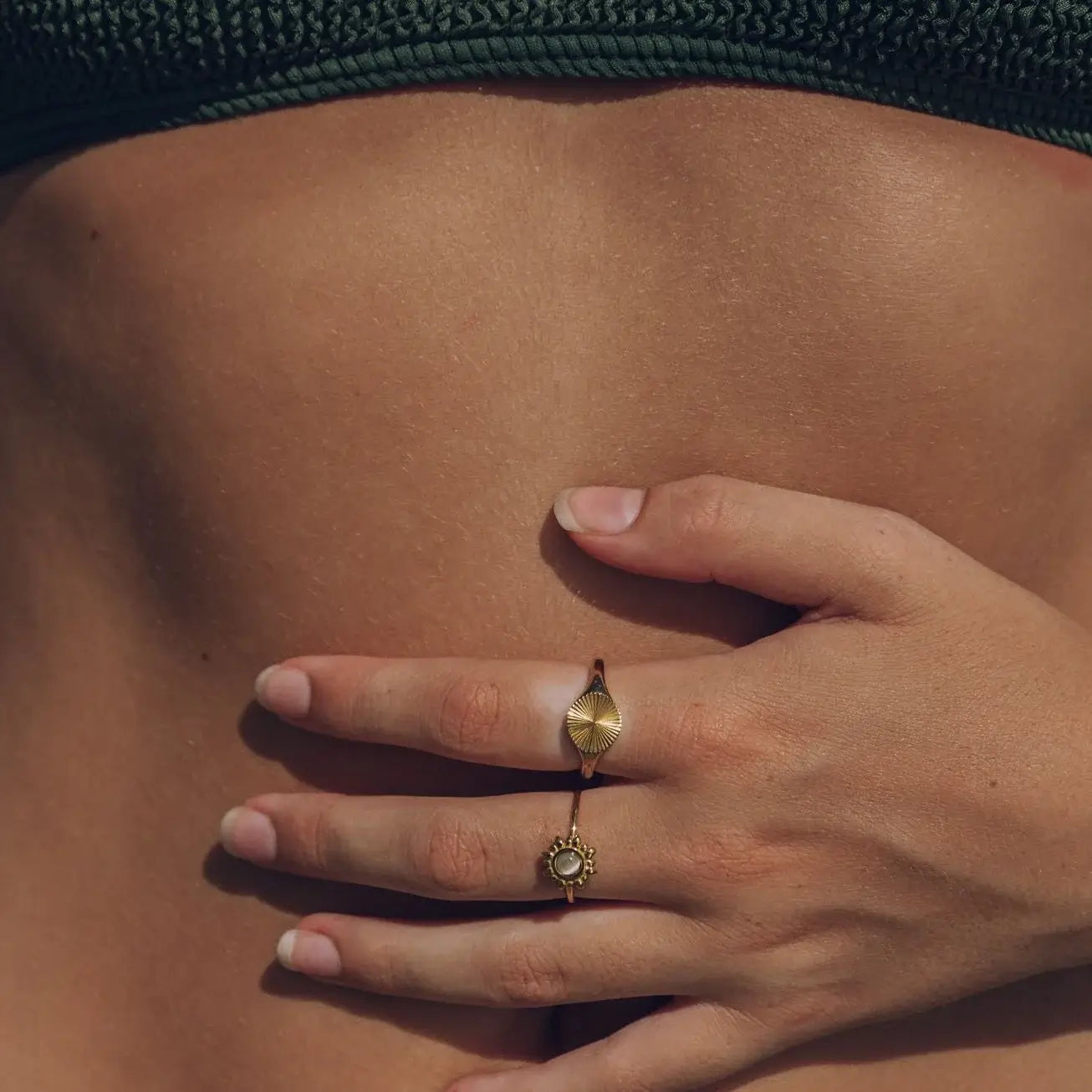 Sun Radiant Minimalist Ring | Vallria