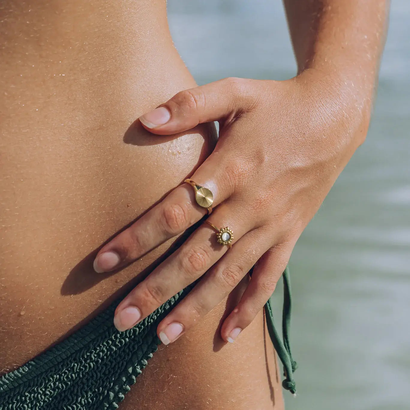 Sun Radiant Minimalist Ring | Vallria