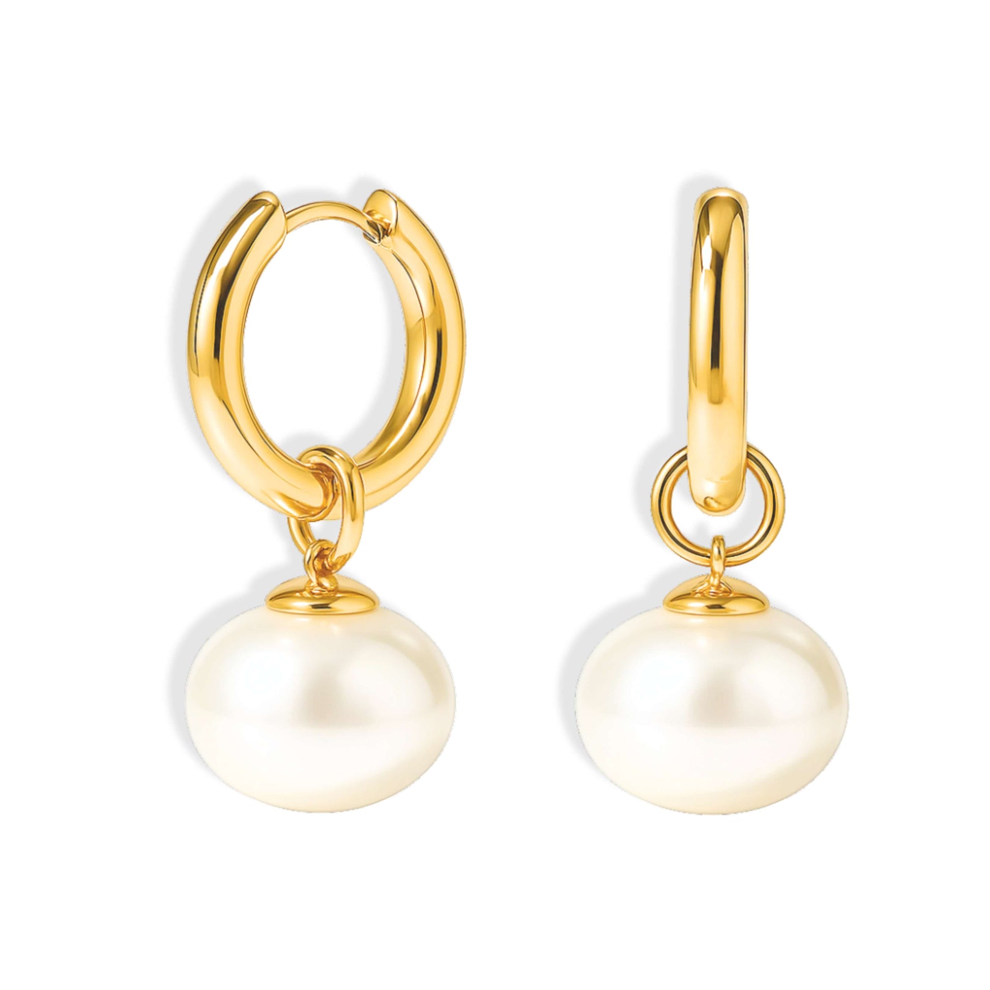 Emma Pearl Minimalist Earring | Vallria