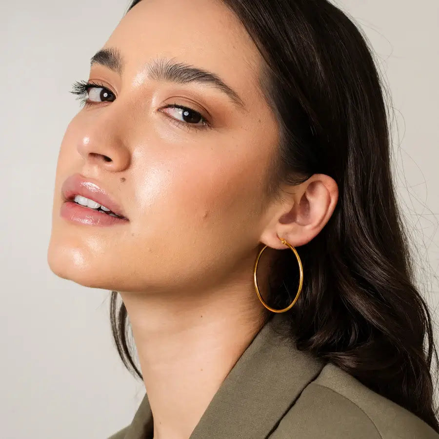 Hoop Classic Earring | Vallria