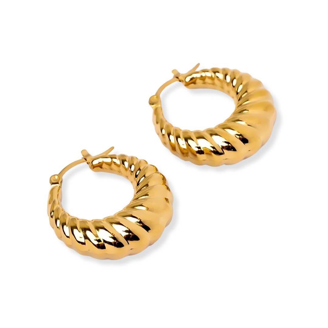 Hoop Croissant Earring | Vallria