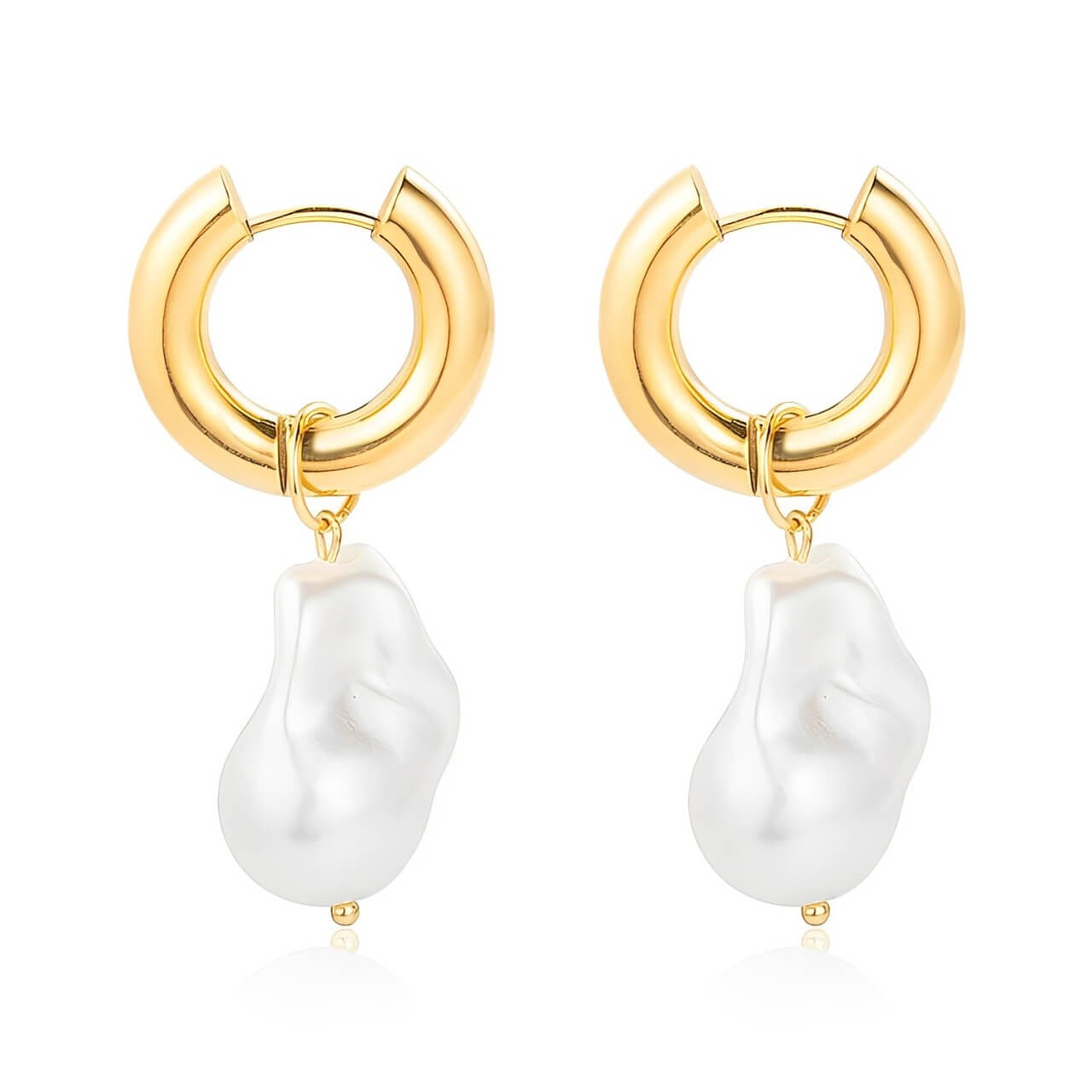 Hoop Paola Pearl Earring | Vallria