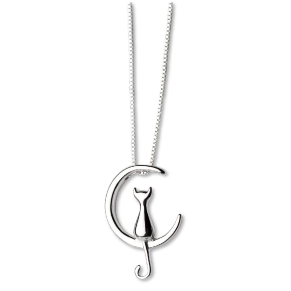 Cat Moon Necklace | Vallria